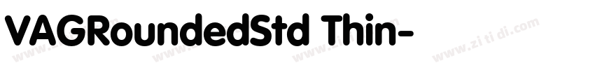 VAGRoundedStd Thin字体转换 VAGRoundedStd Thin字体转换
